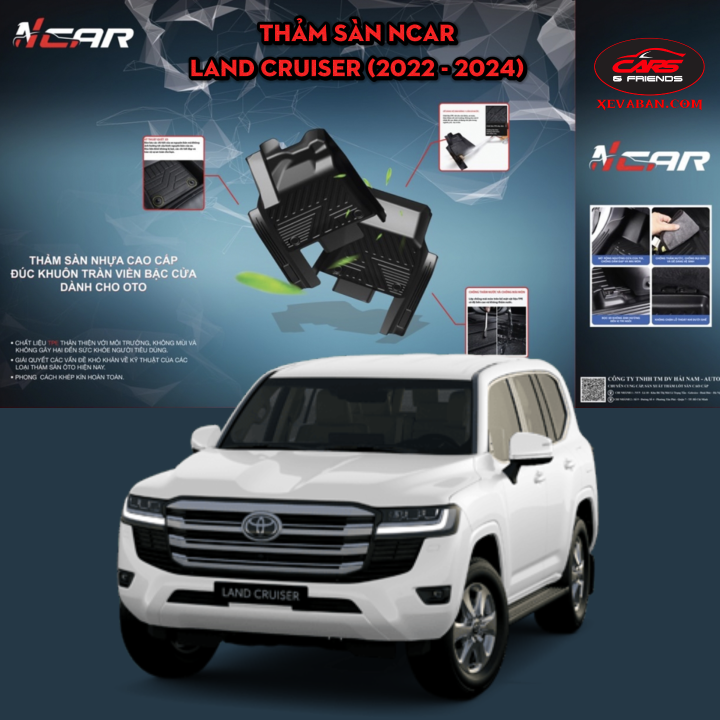 Thảm sàn Ncar cho TOYOTA LAND CRUISER